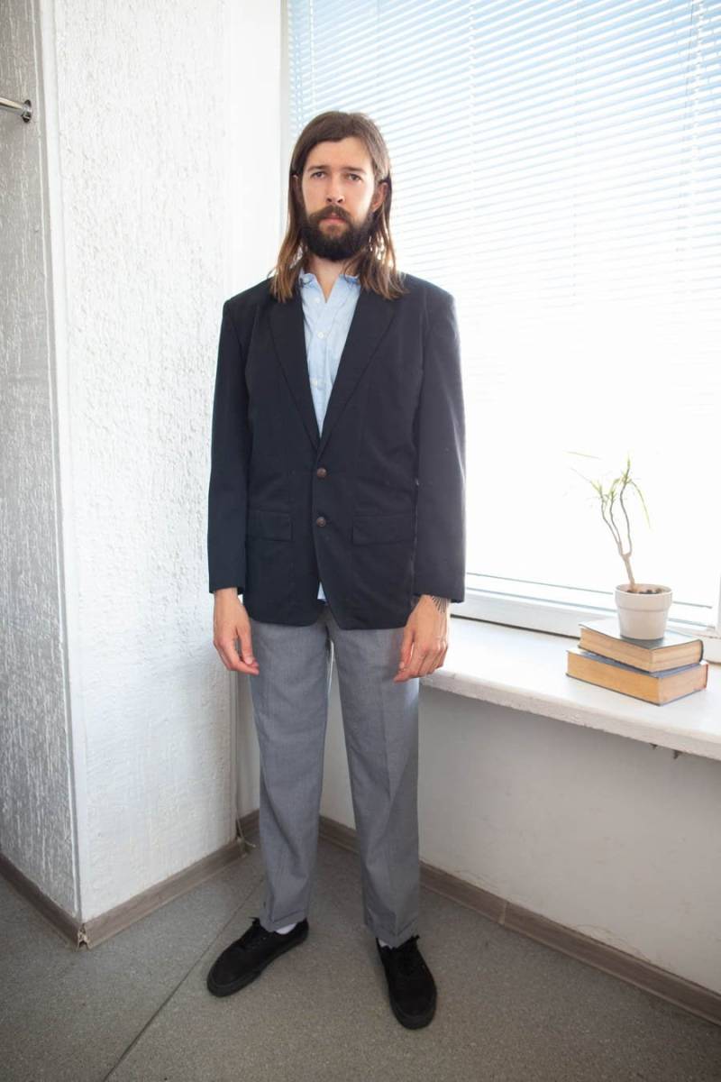 Vintage 80Er Jahre Schwarzer Blazer von WardrobeQueenVINTAGE