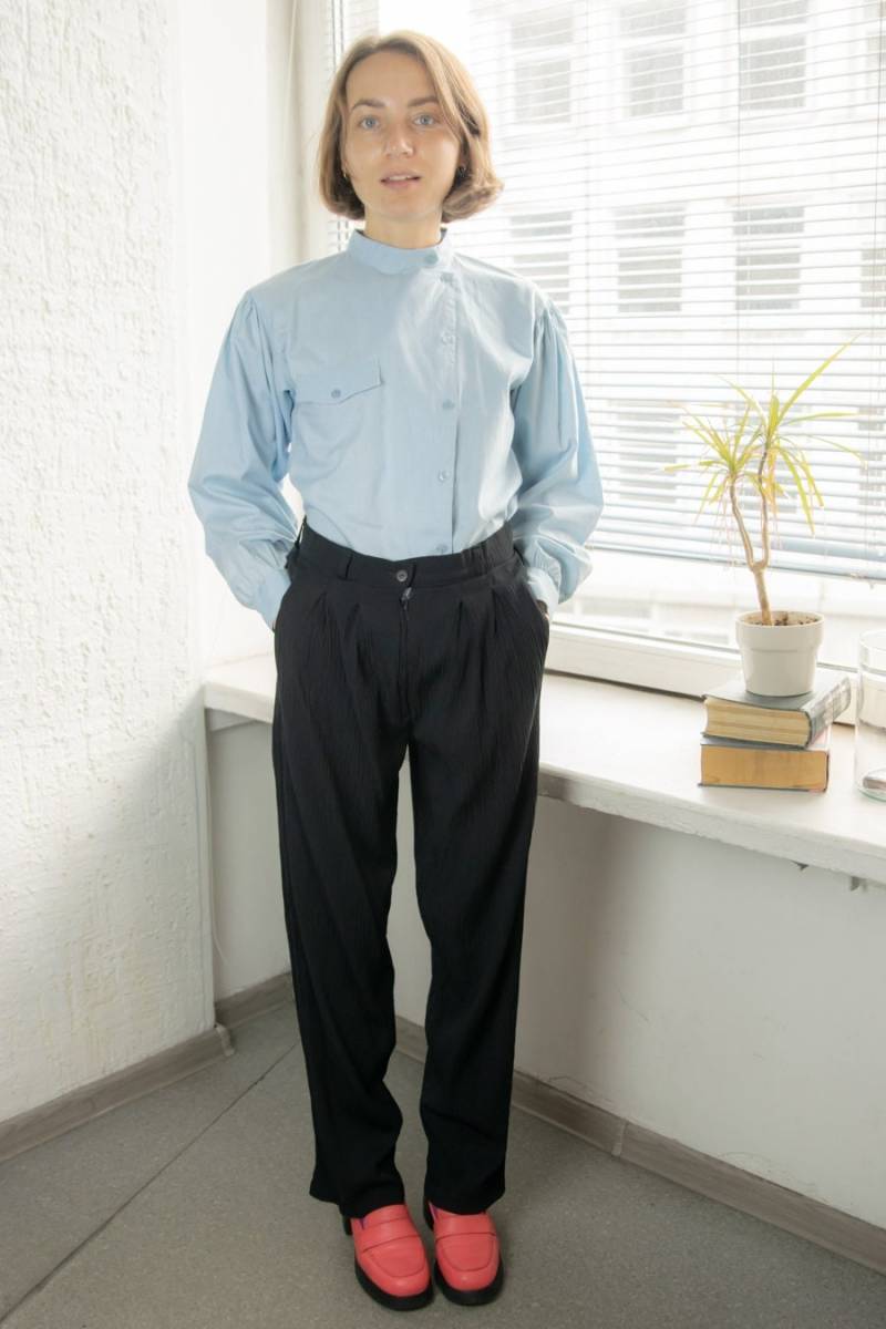 Vintage 80Er Schwarze Hose von WardrobeQueenVINTAGE