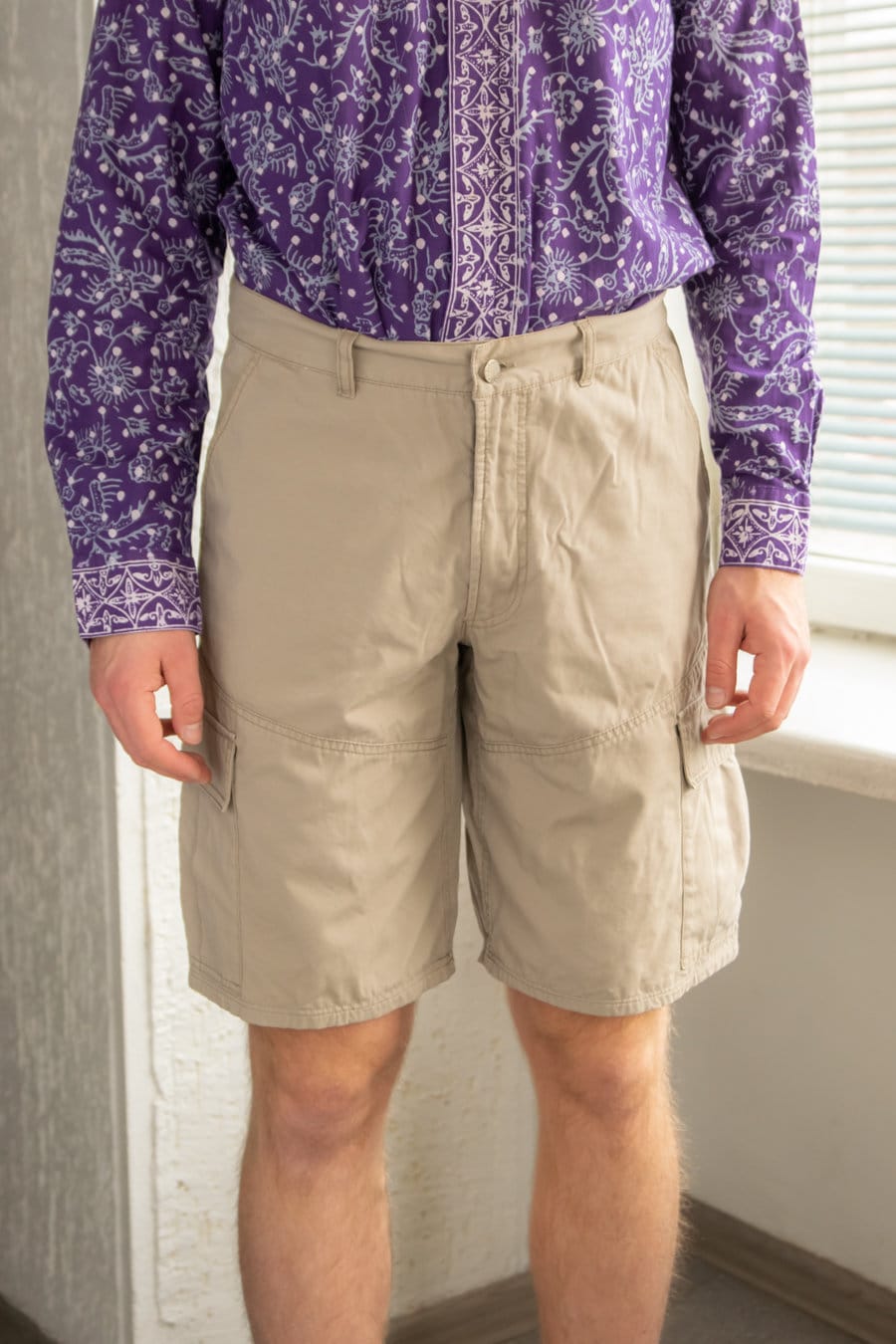 Vintage 90Er Jahre Braune Cargo Shorts Aus Baumwolle Vintage 90Er Jahre Braune Cargo Shorts Aus Baumwolle von WardrobeQueenVINTAGE