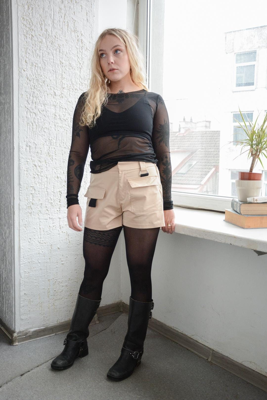 Vintage Shorts in Hellblau von WardrobeQueenVINTAGE