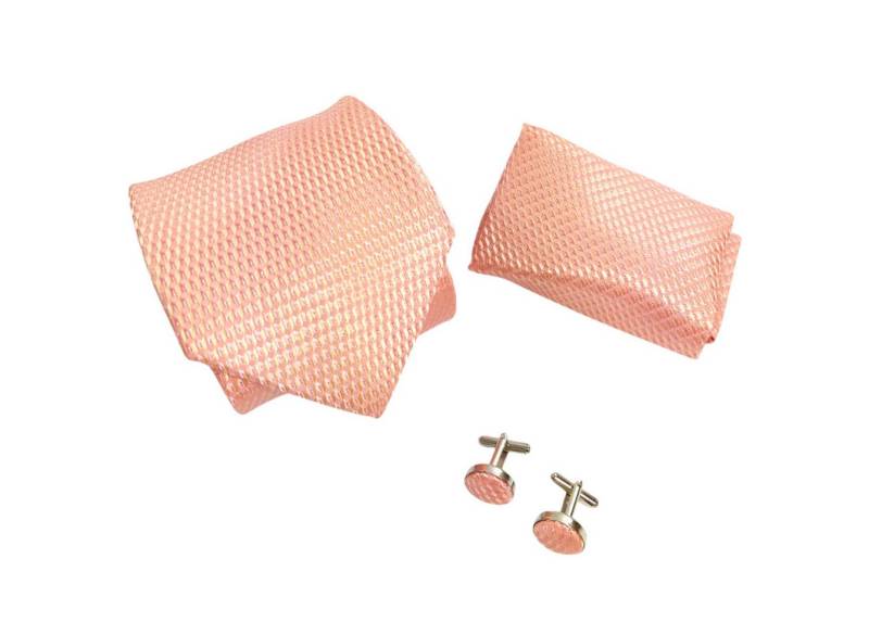 Ware aus aller Welt Krawatte Einstecktuch Manschettenknöpfe Seide Seidenkrawatte Schlips Binder von Ware aus aller Welt