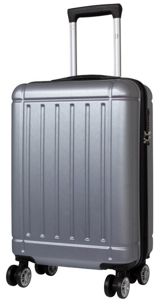 Warenhandel König Hartschalen-Trolley Parma, 4 Rollen, mit Volumenerweiterung, aufrecht rollbar von Warenhandel König