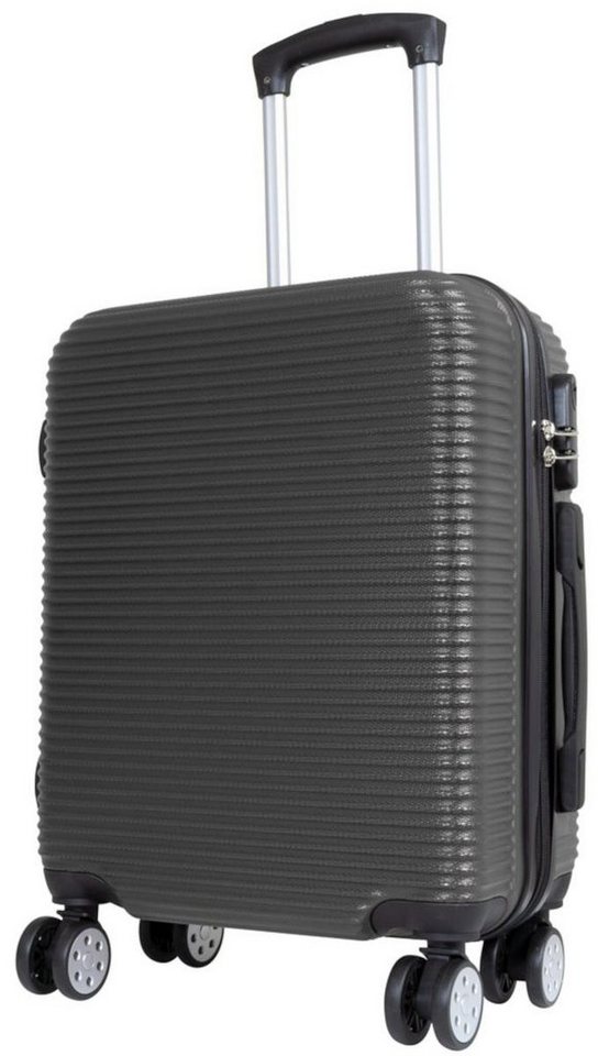 Warenhandel König Hartschalen-Trolley Malaga, 4 Rollen, aufrecht rollbar von Warenhandel König