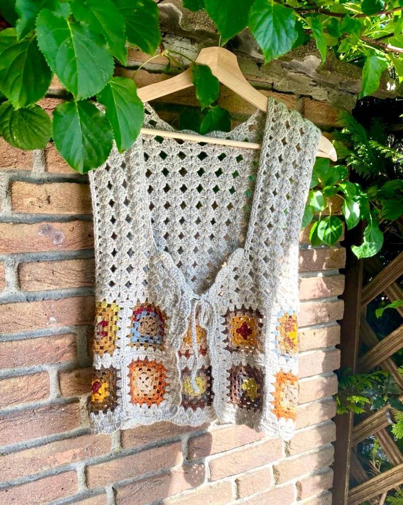 Handgemachte Gehäkelte Weste von WarmTouchCrafts