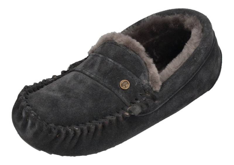 WARMBAT Nowra Suede NWR3410-89 Hausschuh Charcoal von Warmbat