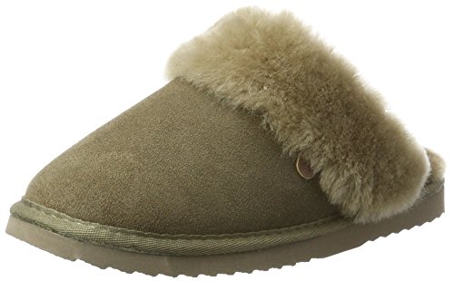 Warmbat Damen Flurry Pantoffeln, Grün (Moss) von Warmbat