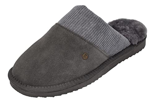 Warmbat Hausschuhe Perth Dark Grey EU 43 (Man) von Warmbat