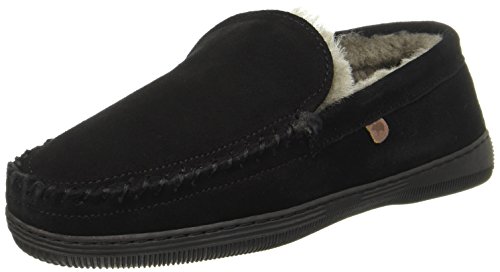 Warmbat Herren Grizzly Hausschuhe, Schwarz (Black), 42 EU von Warmbat