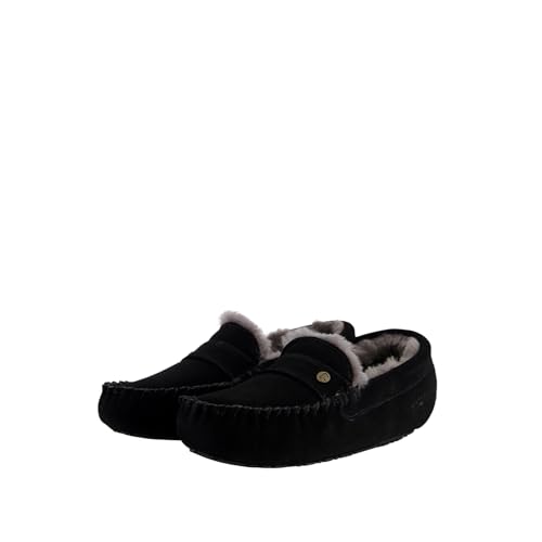 Warmbat Nowra Women Suede Pantoffel - Black von Warmbat