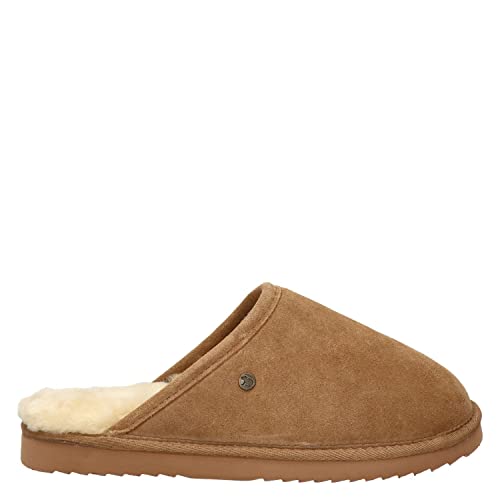 Warmbat Unisex-Erwachsene Classic Flache Hausschuhe, Braun (25 Cognac) von Warmbat