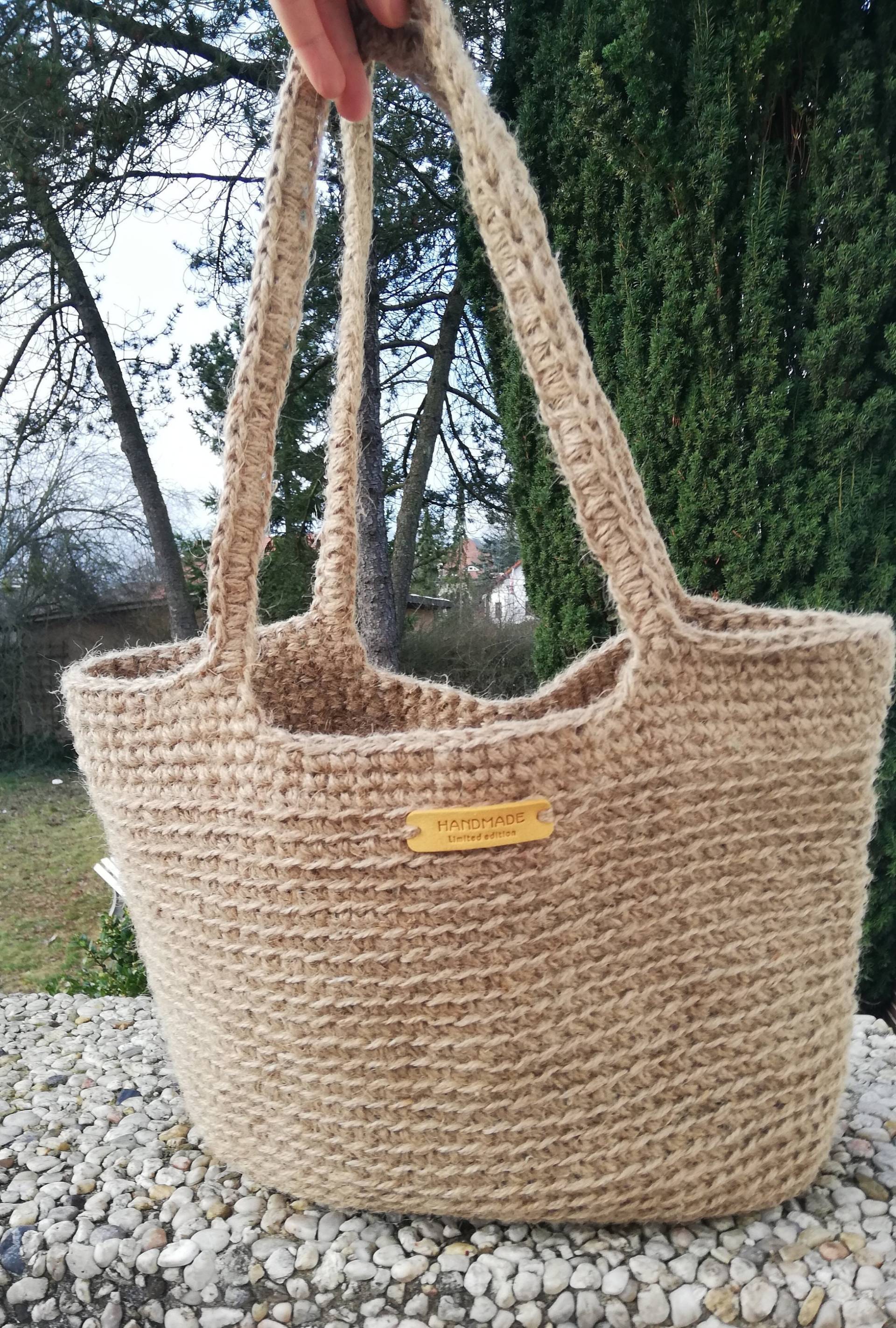 Häkeltasche, Sommertasche, Handgemachte Tasche Jute Tasche, Gehäkelte Geschenk, Markttasche, Handarbeit, Jutegarn, Tragetasche Häkeltasche, Sommertasche, Handgemachte Tasche Jute Tasche, Gehäkelte Geschenk, Markttasche, Handarbeit, Jutegarn, Tragetasche von WarmesLicht