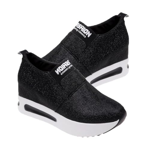 Warmhm 1 Paar Damen Freizeit Schuhe mit Dickem Absatz rutschfeste Schuhe Atmungsaktive Bequeme Sneakers für Sport und Alltag für Verschiedene Fußtypen Warmhm 1 Paar Damen Freizeit Schuhe mit Dickem Absatz rutschfeste Schuhe Atmungsaktive Bequeme Sneakers für Sport und Alltag für Verschiedene Fußtypen von Warmhm