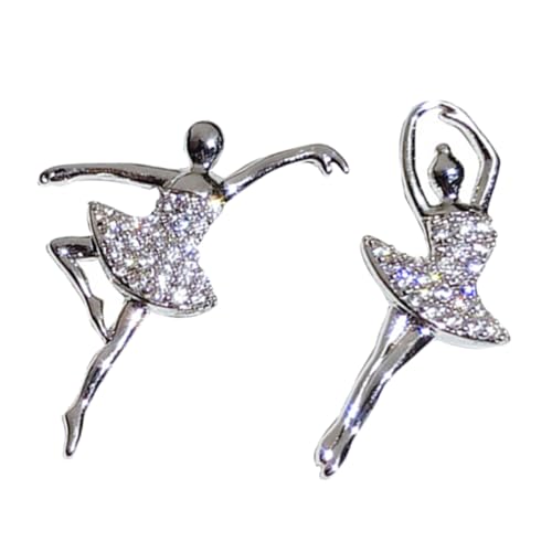 Warmhm 1 Paar Ballerina Ohrringe für Frauen Tanzende Mädchen Ohrstecker Modischer Schmuck Ästhetische Damen Ohrringe für Tänzer Warmhm 1 Paar Ballerina Ohrringe für Frauen Tanzende Mädchen Ohrstecker Modischer Schmuck Ästhetische Damen Ohrringe für Tänzer von Warmhm