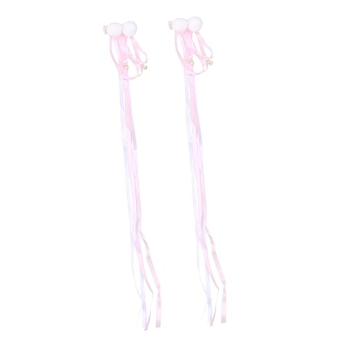 Warmhm 1 Paar Quasten Haarspangen für Mädchen Chinesische Hanfu Haaraccessoires Traditionelle Kopfbedeckung Deko für Cosplay Hochzeiten Partys Langlebiges Material Süßes Design von Warmhm