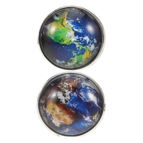 Warmhm Manschettenknöpfe Für Herren Mit Retro-weltkartendesign Runde Hemdärmelknöpfe Für Smoking Businessanzug Und Formelle Anlässe Hochwertige Manschettenknöpfe von Warmhm