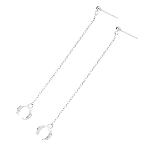 Warmhm Ohrringe Frauen Ketten-ohrmanschette Ohrmanschette Mit Baumelnder Damen-ohrmanschette Ohrclips Clip Ohr Manschette Schmuck von Warmhm