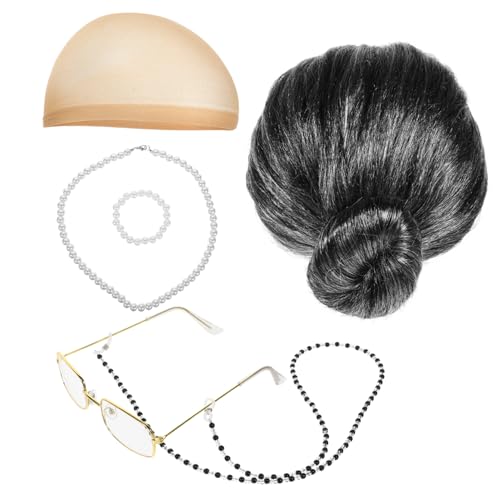 Warmhm 1 Satz Perücke Anzug Oma Perücke lockig ältere Perücke Perücken für alte Leute Cosplay-Perücken Oma Kostüm Oma-Cosplay Alte Frauenkostümzubehör Rollenspiel-Perücken Plastik Warmhm 1 Satz Perücke Anzug Oma Perücke lockig ältere Perücke Perücken für alte Leute Cosplay-Perücken Oma Kostüm Oma-Cosplay Alte Frauenkostümzubehör Rollenspiel-Perücken Plastik von Warmhm