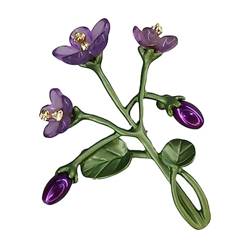 Warmhm Blumenbrosche Aus Legierung Kleiderbrosche Anstecker Für Party Elegante Brosche Modeaccessoire Für Taschen Pullover Jacken Mäntel Kleider Anzüge von Warmhm