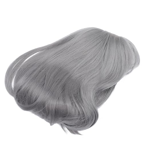 Warmhm 1 Stück Damen Bob Perücke mit Seitlich Gefegtem Synthetischem Deckel Haarstyling Tools für Cosplay und Alltag von Warmhm
