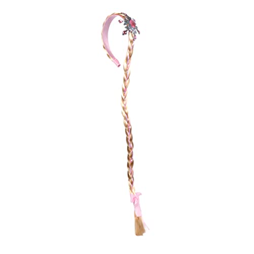 Warmhm 1 Stück Haarreifen für Mädchen Cosplay Geflochtene Perücke mit Schneeflocken Design Verkleidung für und Anlässe Geeignet für Dünnes und Dickes Haar von Warmhm