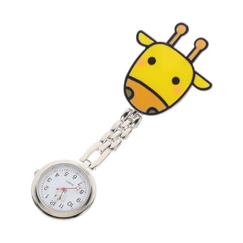 Warmhm Krankenschwester Taschenuhr Fob Uhr Hirschform Quarzuhr mit Clip für Pflegekräfte und Studenten Präzise und Tragbar von Warmhm