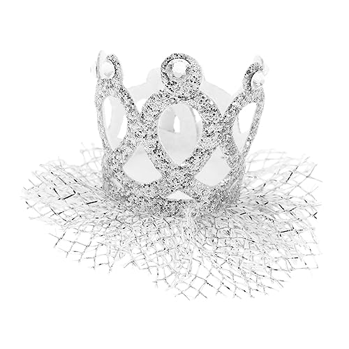 Warmhm 1 Stück Krone Haarschmuck Festival Haarzubehör Haarnadel mit Kinderkrone Geburtstagsfeier Kronenklammern Party Haarnadel der Haarschmuck für kleine Mädchen Netz Silber Warmhm 1 Stück Krone Haarschmuck Festival Haarzubehör Haarnadel mit Kinderkrone Geburtstagsfeier Kronenklammern Party Haarnadel der Haarschmuck für kleine Mädchen Netz Silber von Warmhm