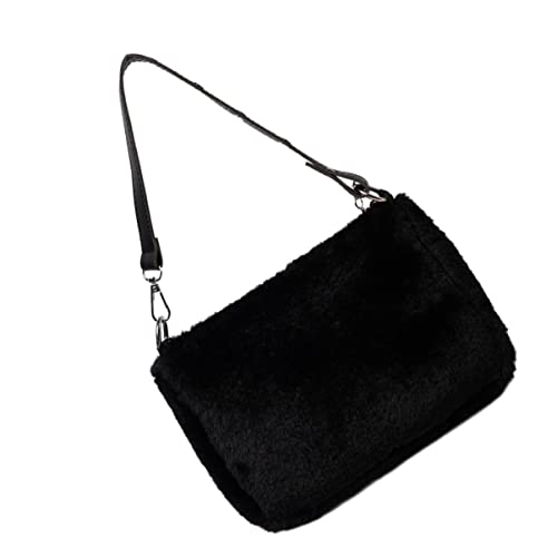 Warmhm Plüsch Umhängetasche Damen Schultertasche Flauschige Geldbörse für Herbst und Winter Große Handtasche für Handy und Ausweise Reißverschluss Geschenkidee Warmhm Plüsch Umhängetasche Damen Schultertasche Flauschige Geldbörse für Herbst und Winter Große Handtasche für Handy und Ausweise Reißverschluss Geschenkidee von Warmhm