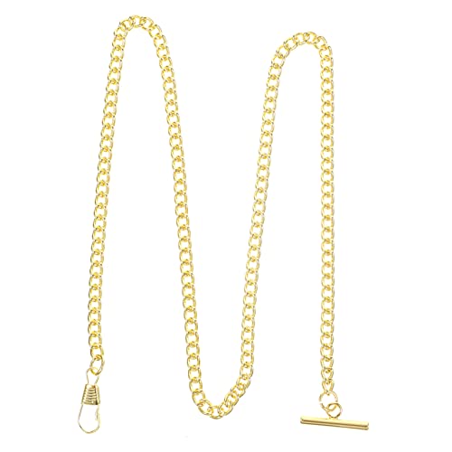 Warmhm 1 Stück Praktische Metall Taschenuhr Kette Hochwertige Kleidungskette Gold und Langlebig für Männer und Frauen als Modisches Accessoire oder von Warmhm