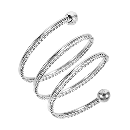 Warmhm 1 Stück Stylischer Verstellbarer Ring Einfacher Offener Finger Ring für Damen und Herren für Partys oder Alltag Perfektes Geburtstag von Warmhm