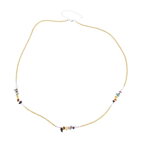 Warmhm 1 Stück Verstellbare Bauch Kette mit Bunten für Damen Sommer Body Accessory Wasserfest für Strand und Geburtstagsfeiern von Warmhm