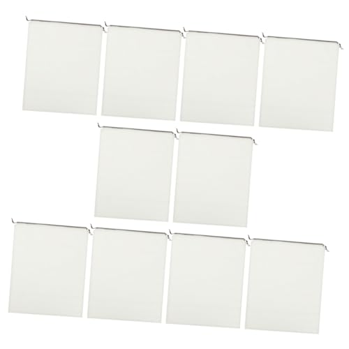 Warmhm 10 Stück Teiliges Transparente Faltbare Reise schuhbeutel mit Zugband Großer Staubschutz Wiederverwendbar Geeignet für Sneaker Slipper Sportschuhe zur Separaten Aufbewahrung im von Warmhm