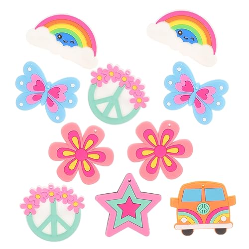 Warmhm 10 Stück Teiliges Vintage Hippy Cartoon Broschen Dekorative Anstecknadeln für Kreative Kleidung und Taschen Accessoires Warmhm 10 Stück Teiliges Vintage Hippy Cartoon Broschen Dekorative Anstecknadeln für Kreative Kleidung und Taschen Accessoires von Warmhm