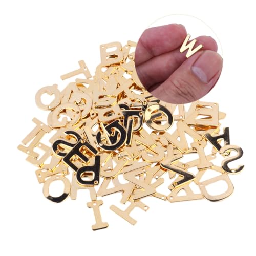 Warmhm 100stücke Zarte Buchstaben Anhänger Diy Schmuck Machen Zubehör Für Halsketten Schlüsselanhänger Personalisierte Geschenke von Warmhm