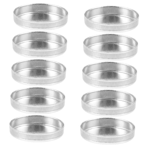 Warmhm 10Stücke Leere Lidschatten Pfannen DIY Make Up Tabletts für Vielseitige Hüllen zur Aufbewahrung und Präsentation von Lidschatten Einfach von Warmhm