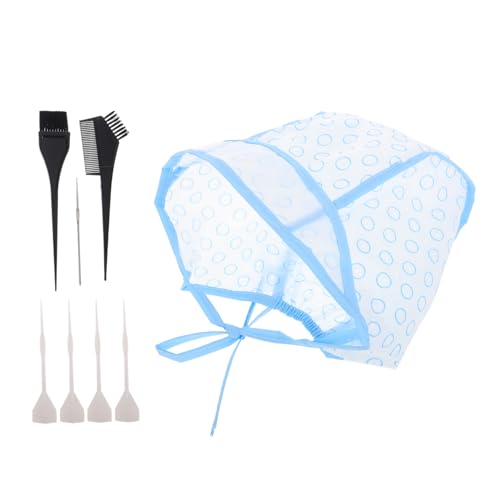 Warmhm 12stücke Haarkappen Für Strähnchen Haarfärbekappen Mit Häkelnadeln Zum Färben Von Haaren Haarfärbewerkzeug Für Salon Und Heimgebrauch von Warmhm