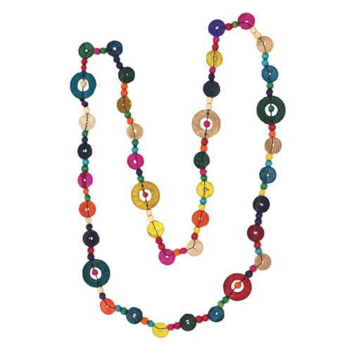 Warmhm Lange Halskette Im Boho-retro-stil Mit Holzperle Anhänger Damen-hals-schmuck Geeignet Für Partys Und Alltag Warmhm Lange Halskette Im Boho-retro-stil Mit Holzperle Anhänger Damen-hals-schmuck Geeignet Für Partys Und Alltag von Warmhm