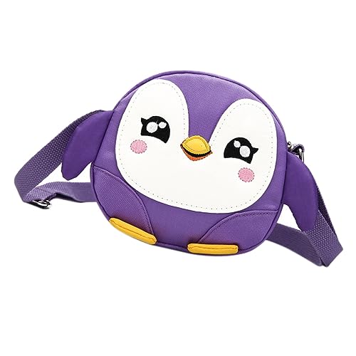 Warmhm Cartoon Umhängetasche Für Junge Mädchen Weiches Material Leicht Zu Tragen Attraktives Cartoon-Muster Glatter Reißverschluss Verstellbare Träger Mini Schultertasche von Warmhm