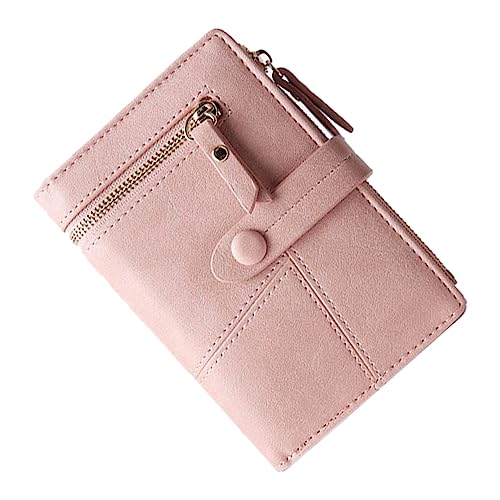 Warmhm 1Stück Damen Münzbeutel PU Modischer Geldbeutel mit Mehreren Kartenfächern und Druckknopfverschluss für Einkäufe Reisen und Täglichen Gebrauch Tiefrosa Warmhm 1Stück Damen Münzbeutel PU Modischer Geldbeutel mit Mehreren Kartenfächern und Druckknopfverschluss für Einkäufe Reisen und Täglichen Gebrauch Tiefrosa von Warmhm