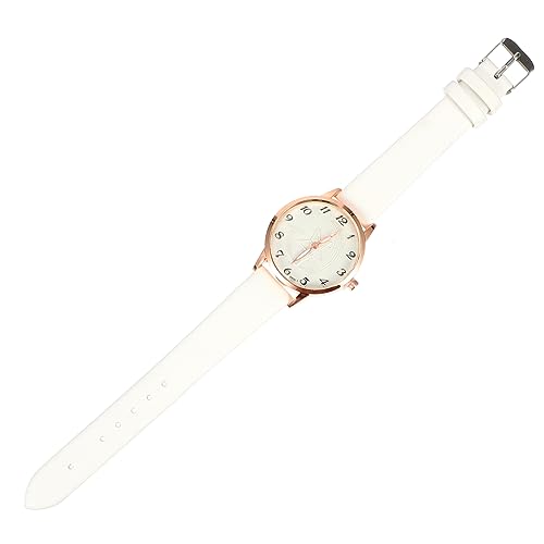 Warmhm 1Stück Fünfzack Stern Damen Armbanduhr Lederuhr für Frauen Uhr mit Einzigartigem Design für von Warmhm
