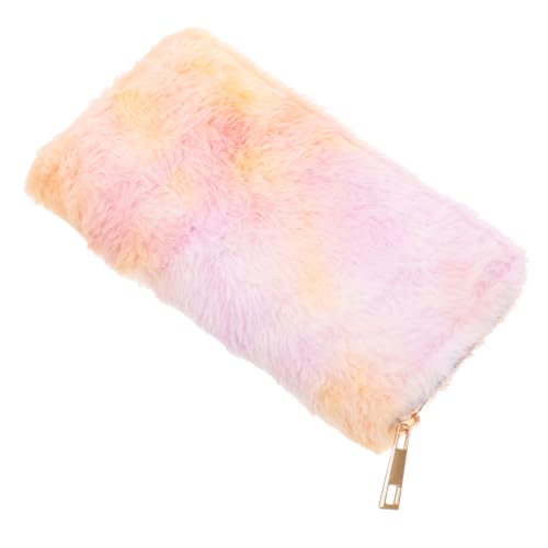 Warmhm 1Stück Kreative Damen Geldbörse Regenbogen Plüsch Brieftasche mit Reißverschluss Handtasche für Reisen Besondere Anlässe Perfektes für Frauen Warmhm 1Stück Kreative Damen Geldbörse Regenbogen Plüsch Brieftasche mit Reißverschluss Handtasche für Reisen Besondere Anlässe Perfektes für Frauen von Warmhm