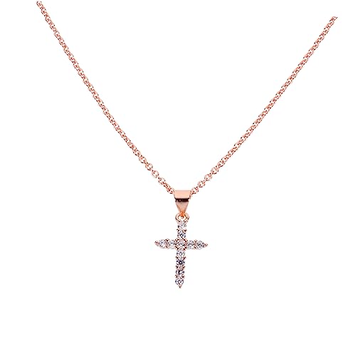 Warmhm Kreuz Muster Halskette Strass Halskette Halsschmuck Damen Kreuzkette Mode Hals Ornament Geschenkidee Warmhm Kreuz Muster Halskette Strass Halskette Halsschmuck Damen Kreuzkette Mode Hals Ornament Geschenkidee von Warmhm