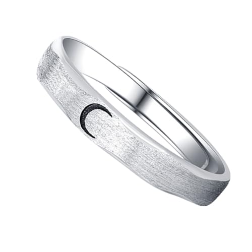 Warmhm 1Stück Verstellbarer Silber Modering für Frauen und als Verlobungsring oder Valentinstag Stylisches Schmuckstück für Besondere von Warmhm