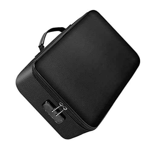 Warmhm Glasfasergewebe Tragbarer Aktenordner für Pässe und Wichtige Unterlagen Explosionsgeschützt und Stoßfest für Büro und Zuhause von Warmhm