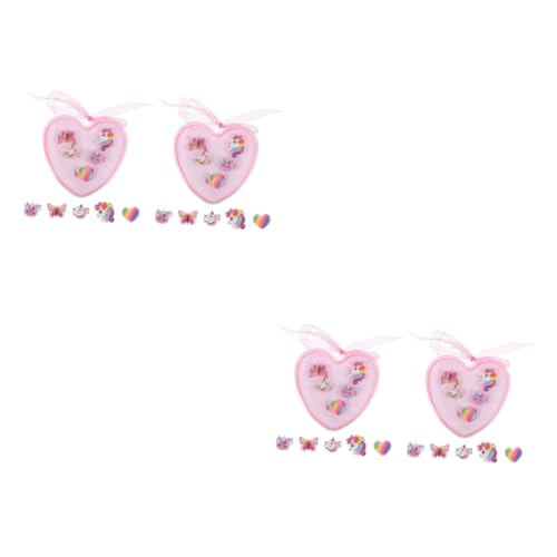Warmhm 2 Boxen Einhorn Ringe für Verstellbare Kunststoffringe im Schmuckspielzeug für Kindergeburtstagsfeiern Kreative Accessoires für Fantasievolles und Partytütenfüllung von Warmhm