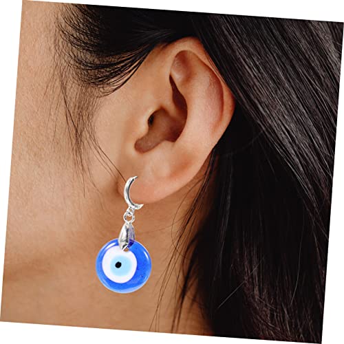 Warmhm 2 Paare Damen Ohrringe Evil Eye Design Blaue Augen Schmuck Langlebige Ohrhänger für Teenager und Frauen Perfektes für Besondere Anlässe und Alltag von Warmhm