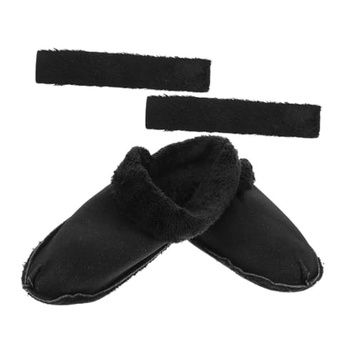 Warmhm 2 Paare Winter Filz Schuh Einlagen für Damen Weiche Warme Abnehmbare Schlupfeinlagen Dickem Plüsch Waschbare Dicke Hausschuh Einlegesohlen für Clogs Eu von Warmhm