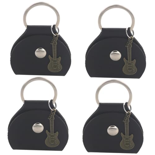 Warmhm 2 Sätze Guitar Pick Holder Teiliges Plektrum Organizer Mit Schlüsselanhänger Für Gitarristen Und Musikliebhaber Kompatibel Mit Gitarre Akustikgitarre Bass Und Mehr 4 Stück * 2 von Warmhm