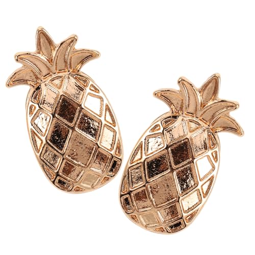 Warmhm 2 Stück Anstecknadeln Cartoon Ananas Brosche aus Robustem Zinklegierung Modisches und Verspieltes Design für Rucksäcke Kleidung Accessoires Einzigartige und Auffällige Modeakzente von Warmhm