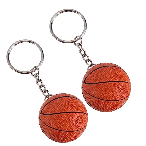 Warmhm 2 Stück Basketball-Schlüsselanhänger Baseball Für Kinder Lederfüller Kinder-Geldbörse Schlüsselanhänger-Halter Sport-Stil Basketball-Geschenke Für von Warmhm