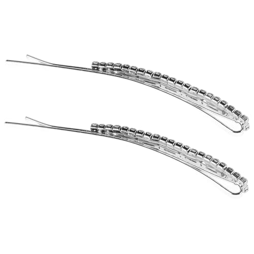 Warmhm 2 Stück Funkelnde Strass Haarspangen für Damen Stylische Haarklammern für Hochzeiten und Besondere Anlässe mit Sicherem Halt und Zeitlosem Design von Warmhm
